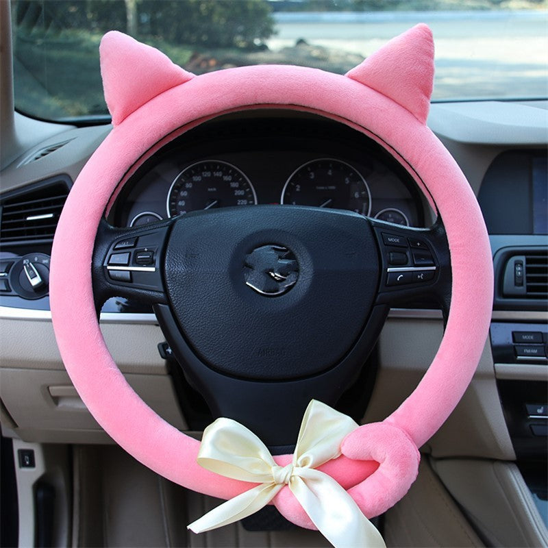Creative Fashion Personality Non-slip Car Cartoon Cat Steering Wheel Cover