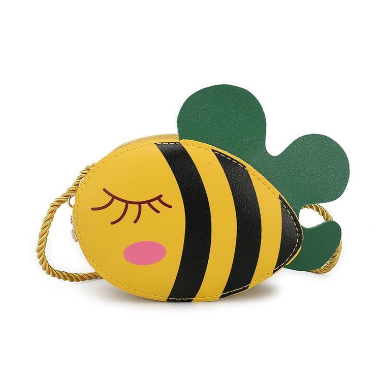 Cute Little Bee Mini Messenger Bag Trendy Boys And Girls Baby Coin Purse
