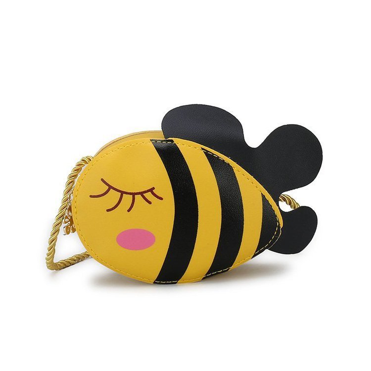 Cute Little Bee Mini Messenger Bag Trendy Boys And Girls Baby Coin Purse