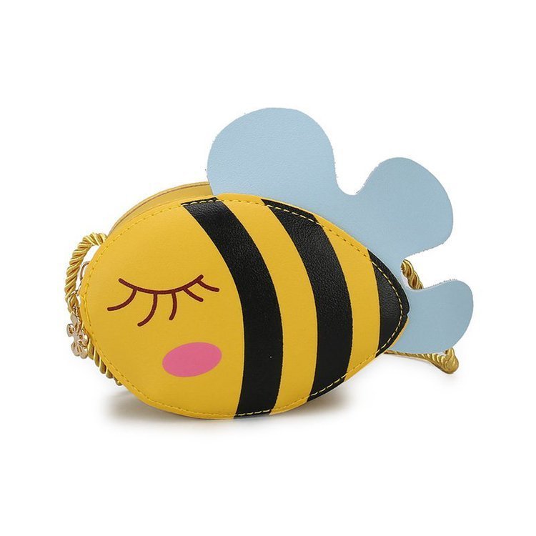 Cute Little Bee Mini Messenger Bag Trendy Boys And Girls Baby Coin Purse