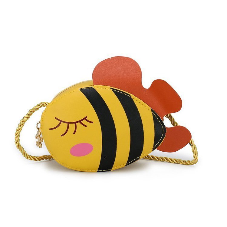 Cute Little Bee Mini Messenger Bag Trendy Boys And Girls Baby Coin Purse