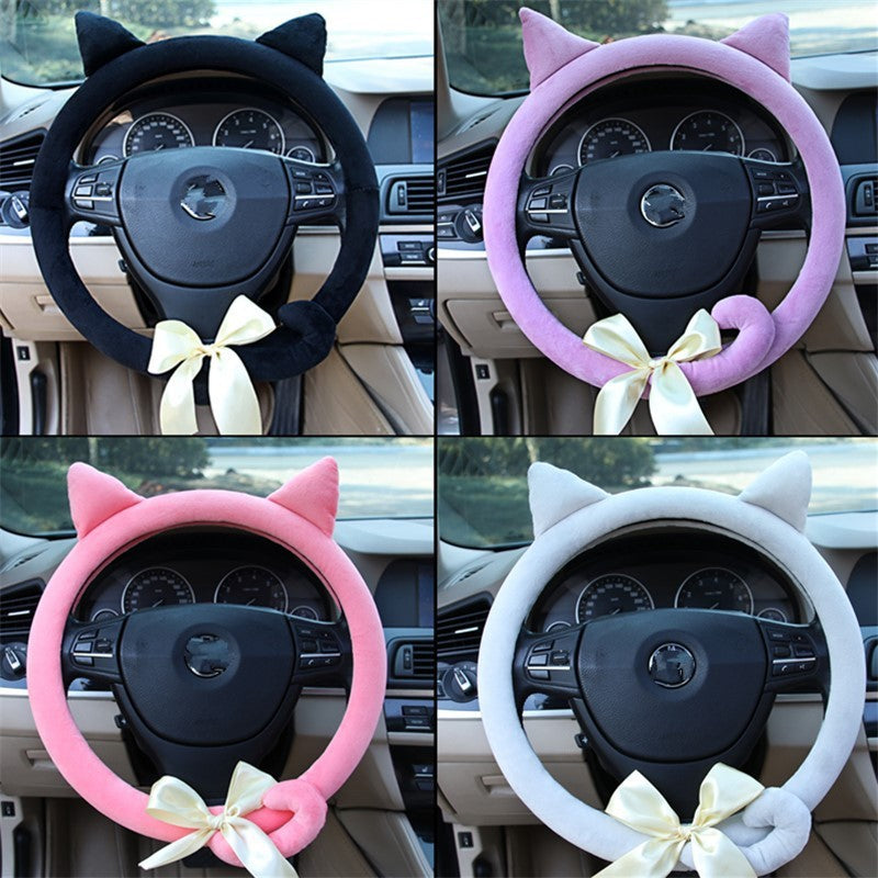 Creative Fashion Personality Non-slip Car Cartoon Cat Steering Wheel Cover